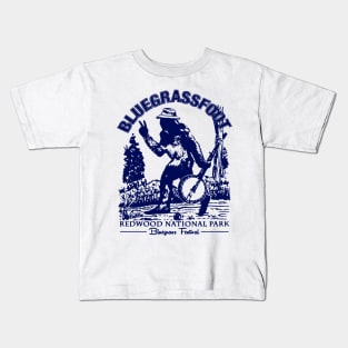 bluesgrassfoot Kids T-Shirt